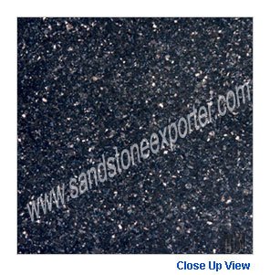 Black Galaxy Granite Close Up View