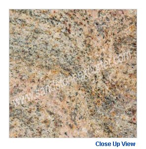 Juparana Gold Granite Close Up View