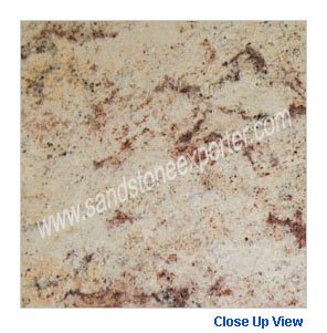 Shivakasi Yellow Granite Close Up View
