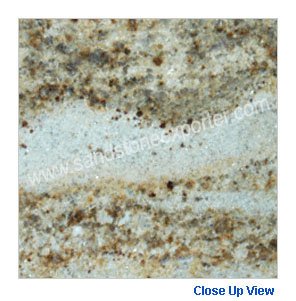 Yellow Dream Granite Close Up View